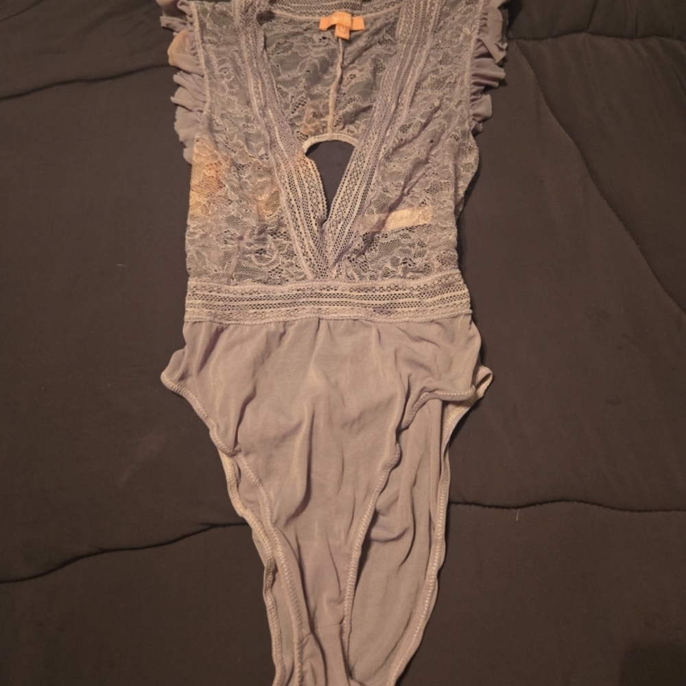 Sugar Thrillz Lace Bodysuit in Lavender